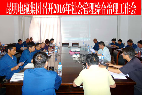昆明電纜集團(tuán)召開(kāi)2016年社會(huì)管理綜合治理工作會(huì)